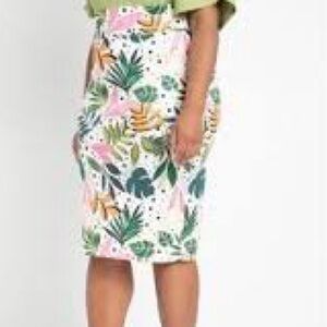 Eloquii neoprene pencil skirt